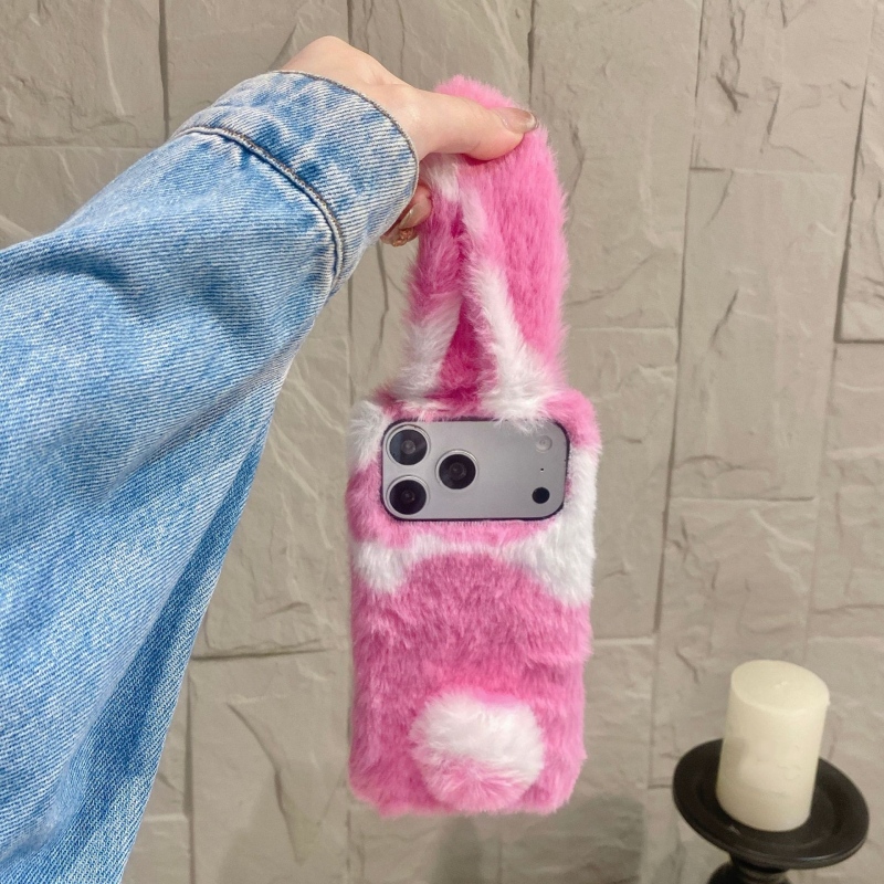 귀여운 토끼 디자인 폭신한 폰 케이스 아이폰 17 16 - Phone Cases Iphone 16 Pro 리뷰 및 가격