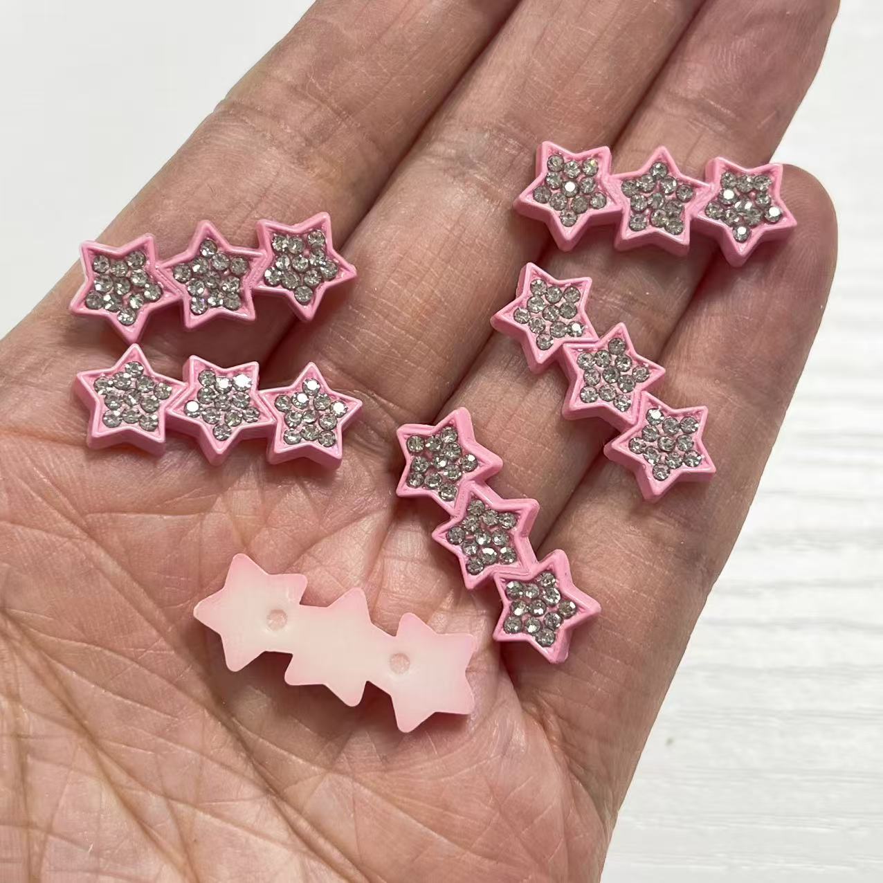 10개입 Y2K 핑크 로즈 레드 블랙 하트 스타 리본  - Phone Cases Junk 리뷰 및 가격