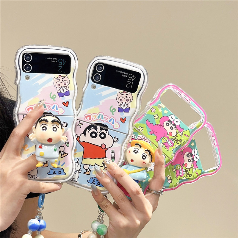 귀여운 일본 애니메이션 크레용신짱 삼성 갤럭시 Z 플립 - Phone Cases Japan 리뷰 및 가격