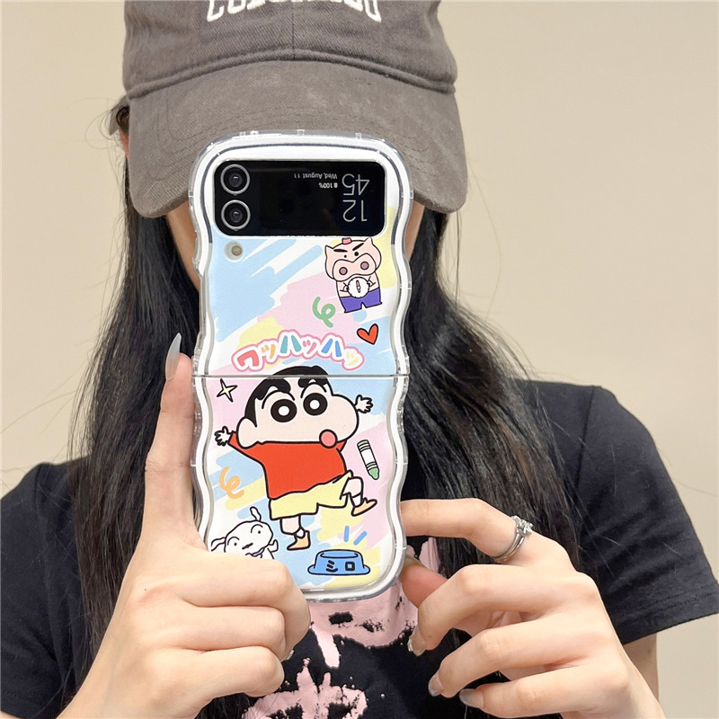 귀여운 일본 애니메이션 크레용신짱 삼성 갤럭시 Z 플립 - Phone Cases Japan 리뷰 및 가격
