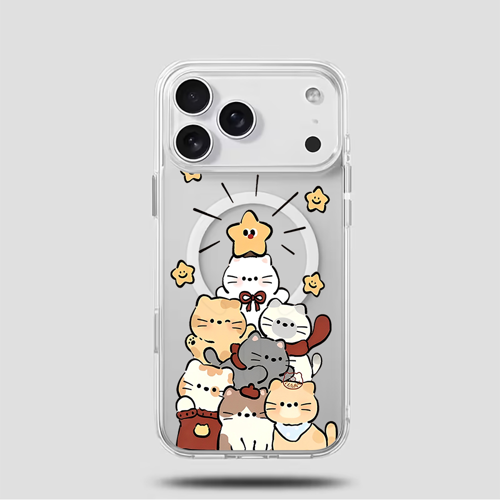 귀여운 만화 고양이 프린트 호환 폰 케이스 (아이폰 1 - Phone Cases Iphone 16 Pro 리뷰 및 가격